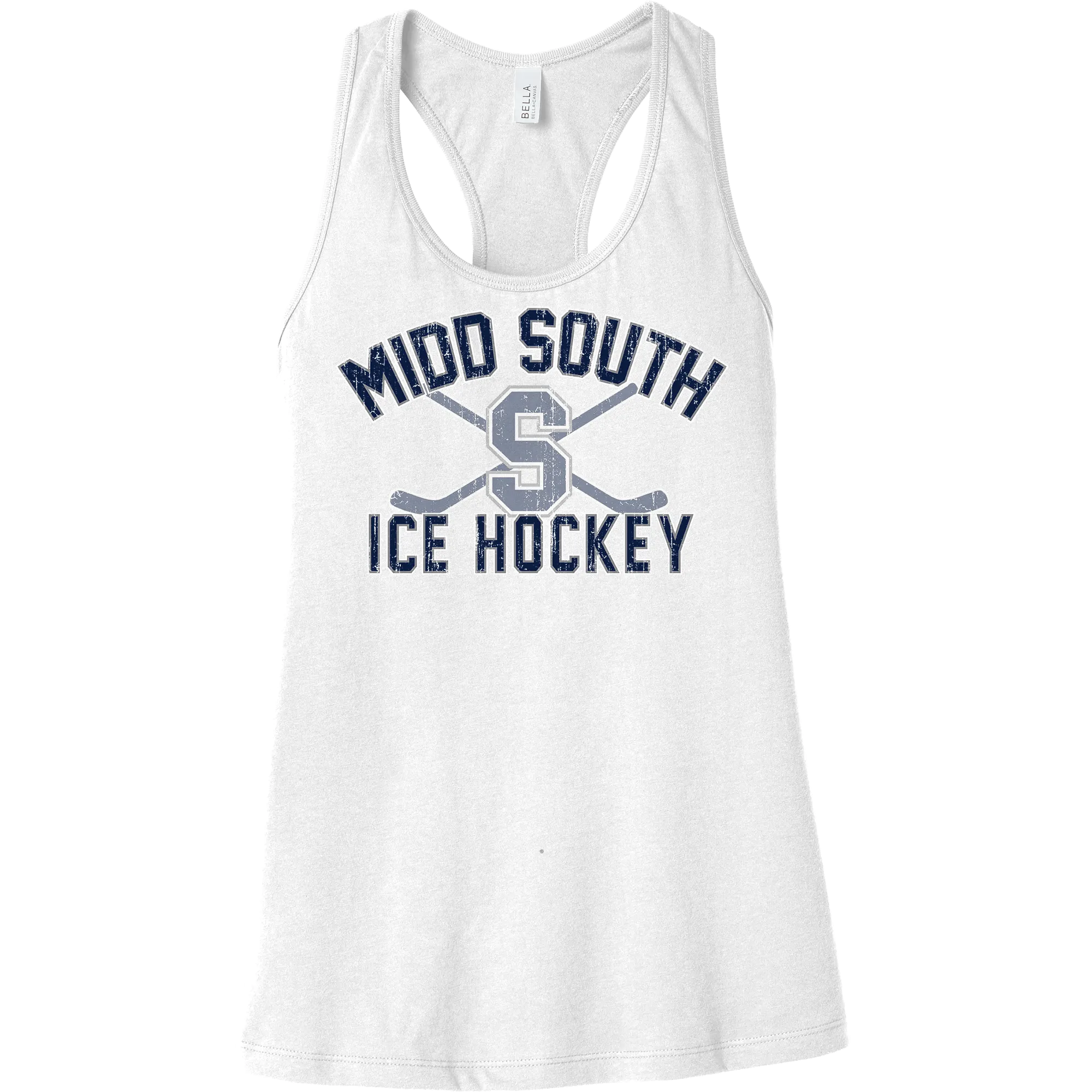 Midd South Hockey Womens Jersey Racerback Tank