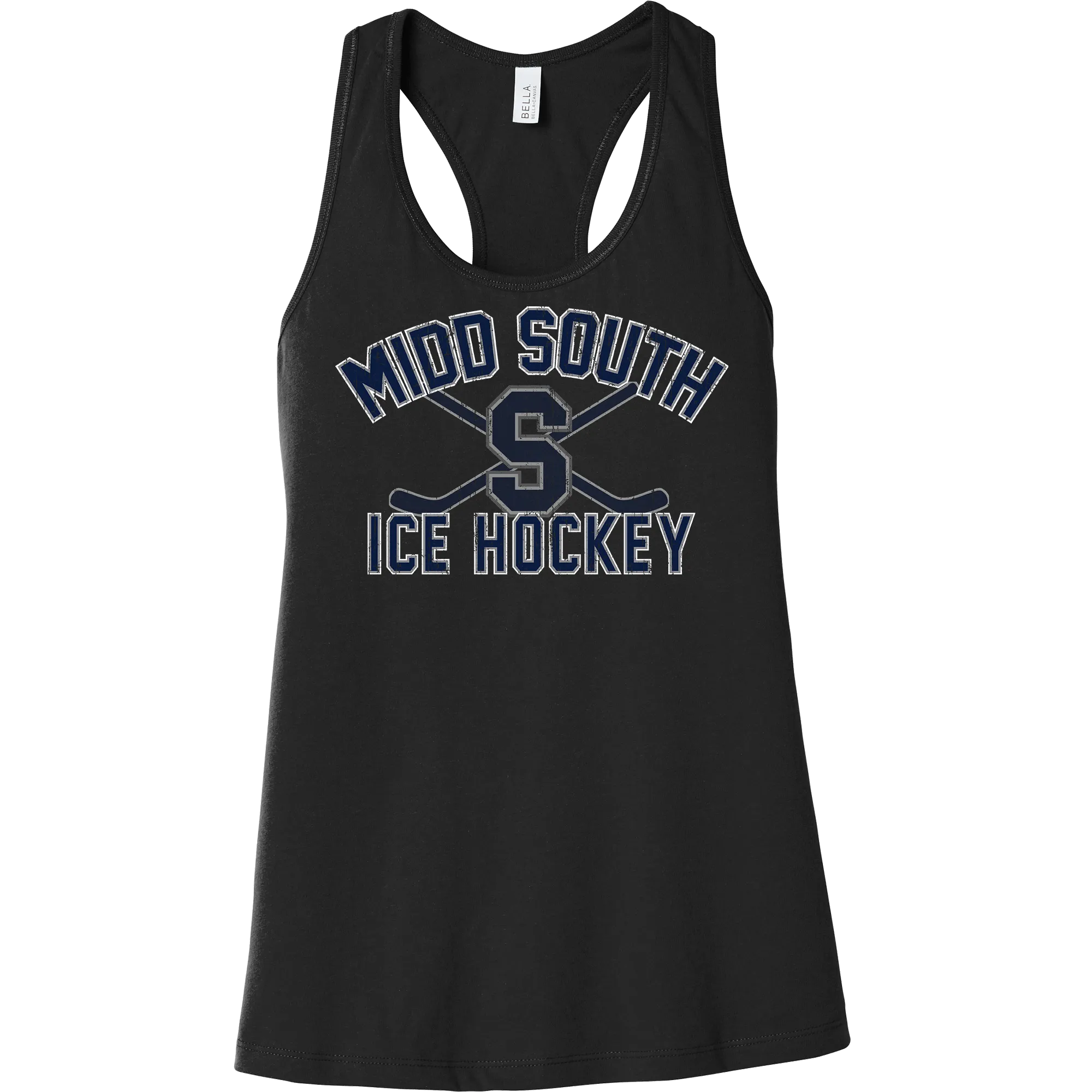 Midd South Hockey Womens Jersey Racerback Tank