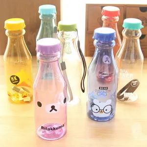 My Water Bottle 500ml Fashion Bear Sports Shaker Bottle For cicycle outdoor Juice Drinkware Readily Space Cup Bottle