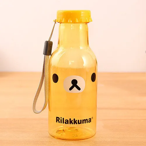 My Water Bottle 500ml Fashion Bear Sports Shaker Bottle For cicycle outdoor Juice Drinkware Readily Space Cup Bottle