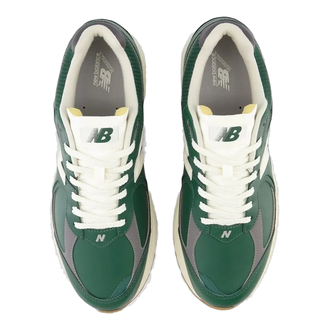 New Balance Men's 2002r Shoes - Nightwatch Green / Grey / White