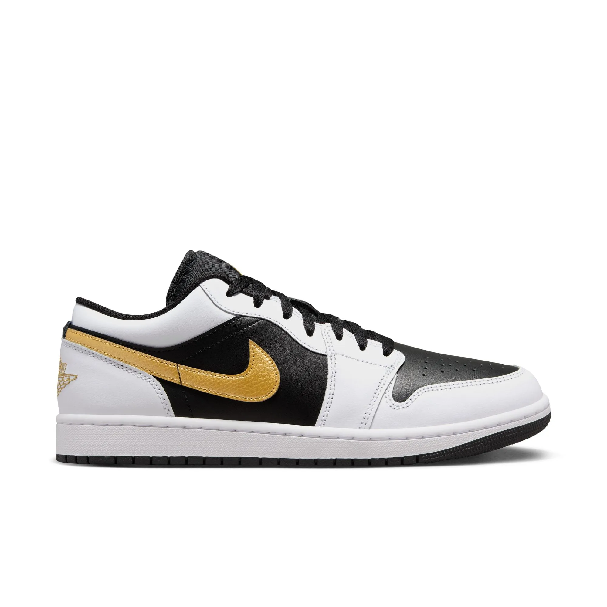 Nike - Air Jordan 1 Low ~ Gold Swoosh