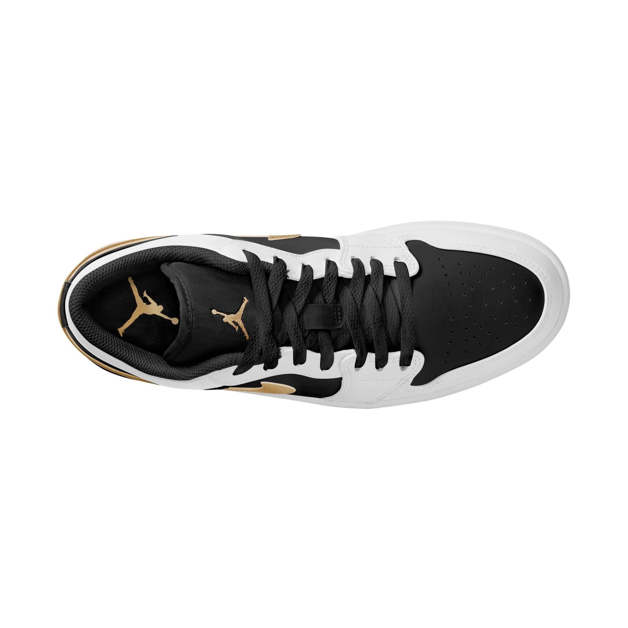 Nike - Air Jordan 1 Low ~ Gold Swoosh