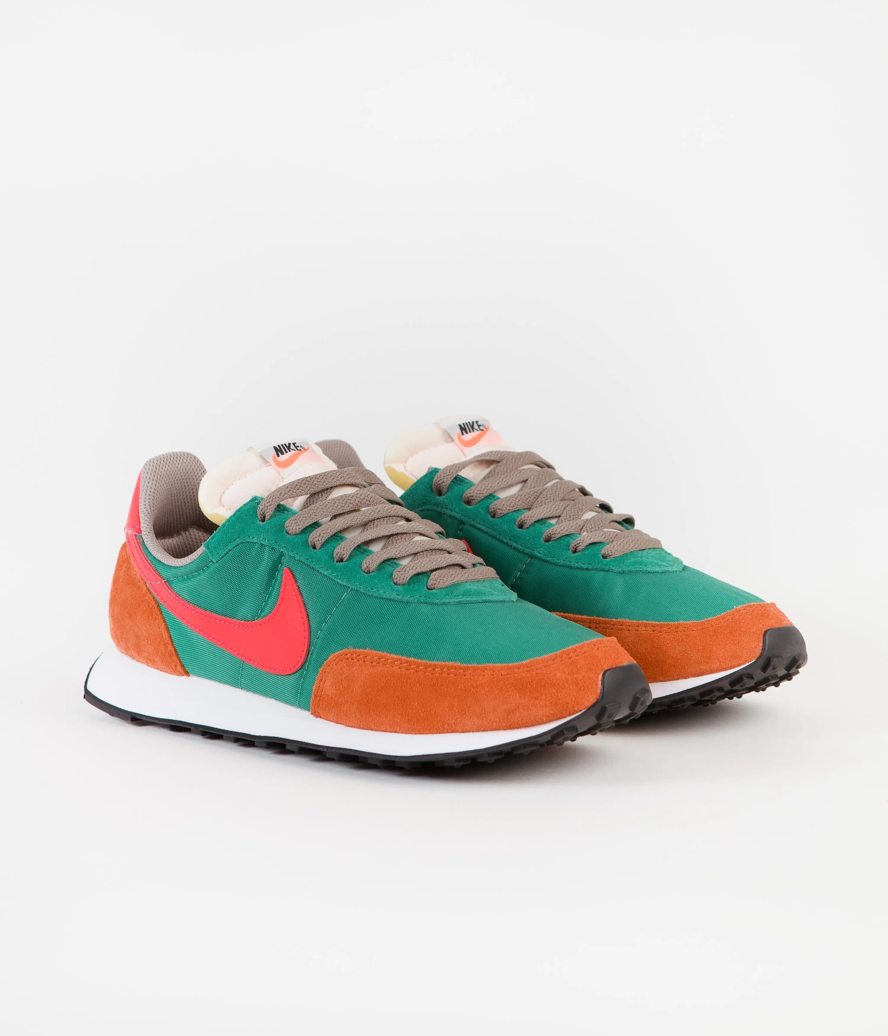 Nike Waffle Trainer 2 SP Shoes - Green Noise / Bright Crimson - Sport Spice