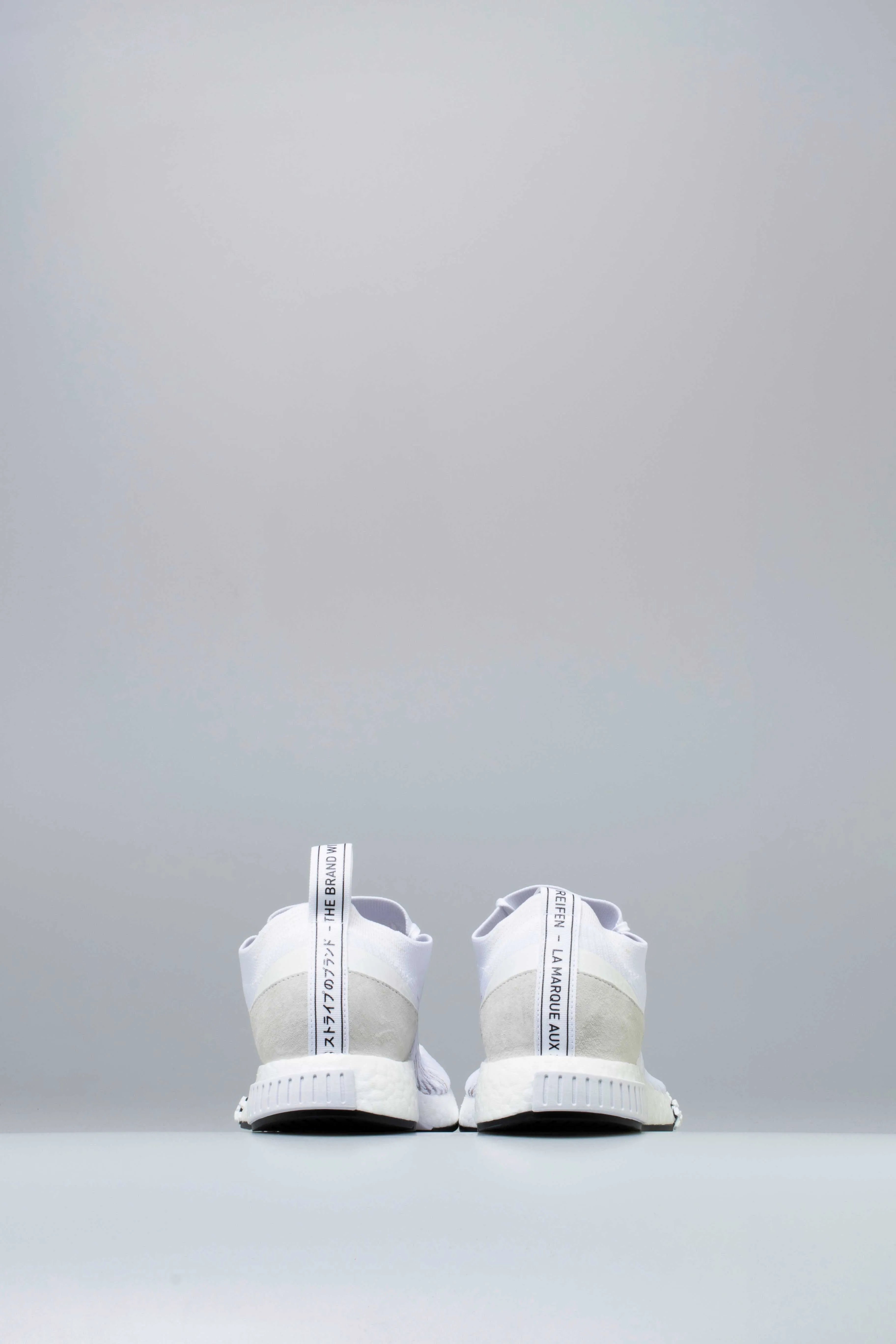 NMD Racer Primeknit Mens Shoe - White/White