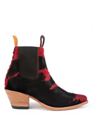 No.1001 FREEWAY chelsea boot deep flora fur women's