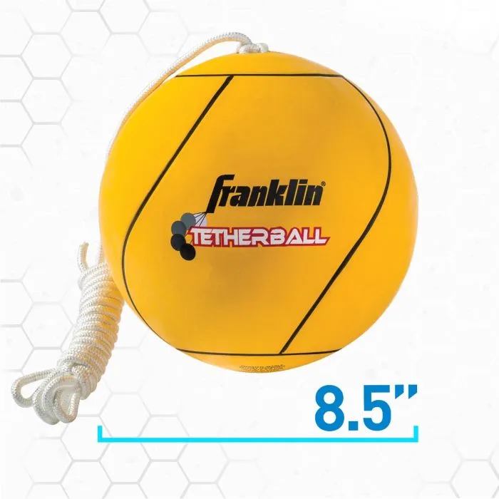 Official Yellow Rubber Tetherball With Cord 34200