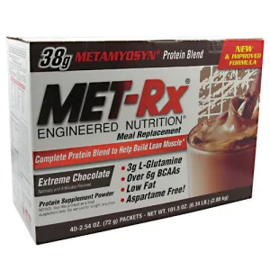 Original Meal Replacement Chocolate 40 PK By Met-Rx