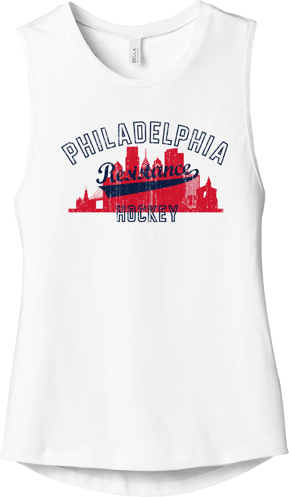 Philadelphia Resistance Womens Jersey Muscle Tank