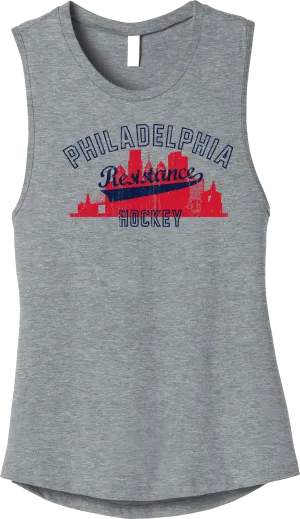 Philadelphia Resistance Womens Jersey Muscle Tank