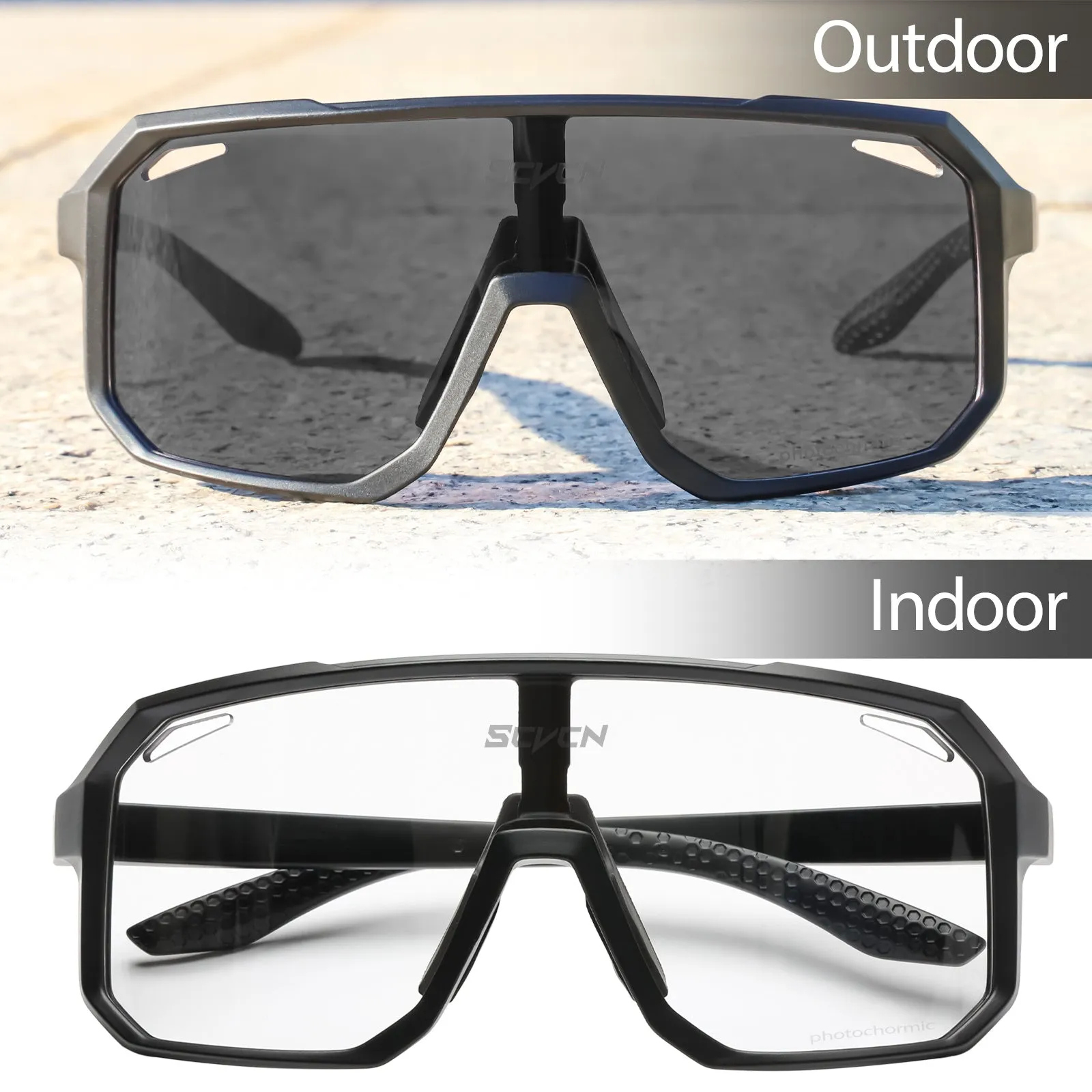 Photochromic Sports Sunglasses for Cyclists  AllinOne Outdoor Eyewear