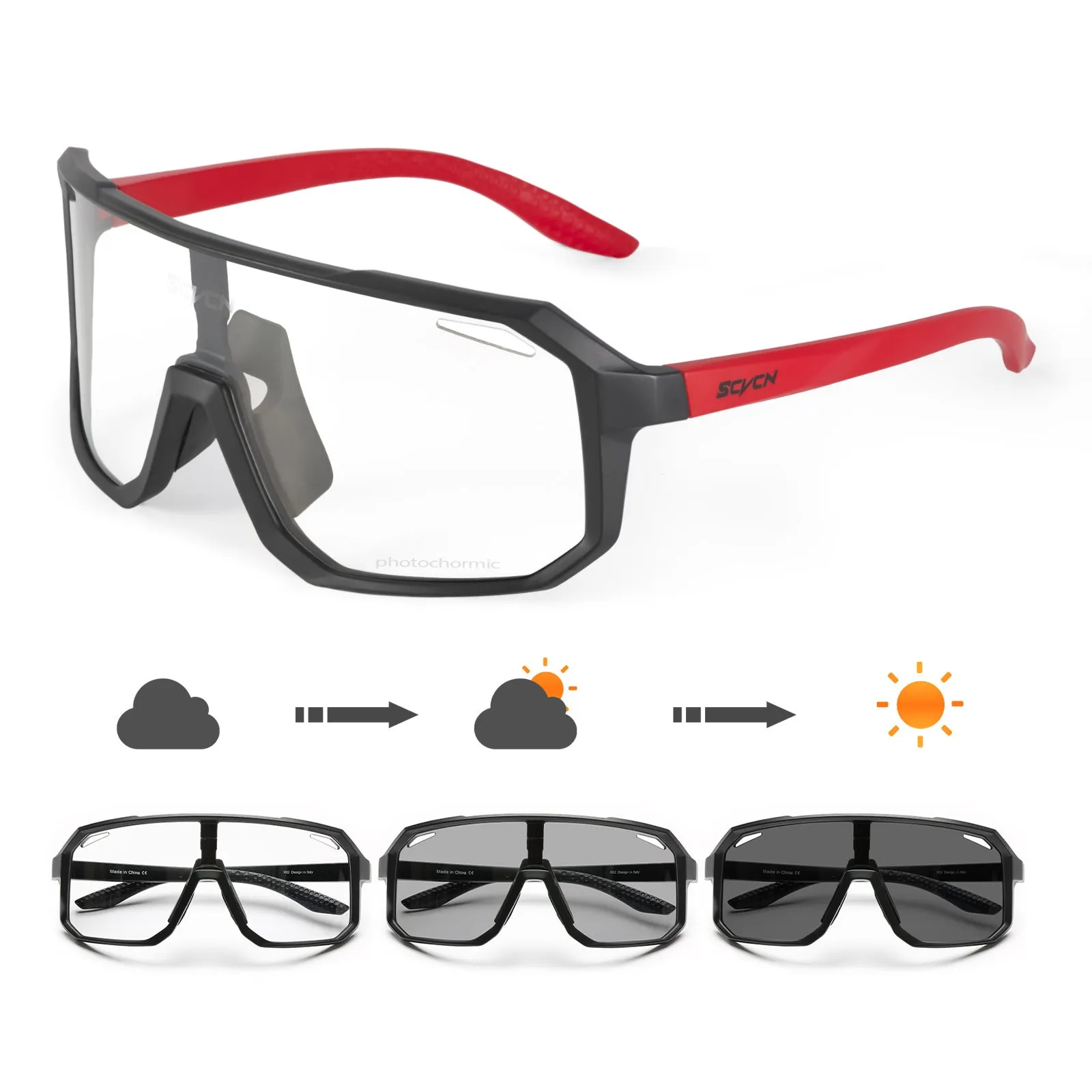 Photochromic Sports Sunglasses for Cyclists  AllinOne Outdoor Eyewear