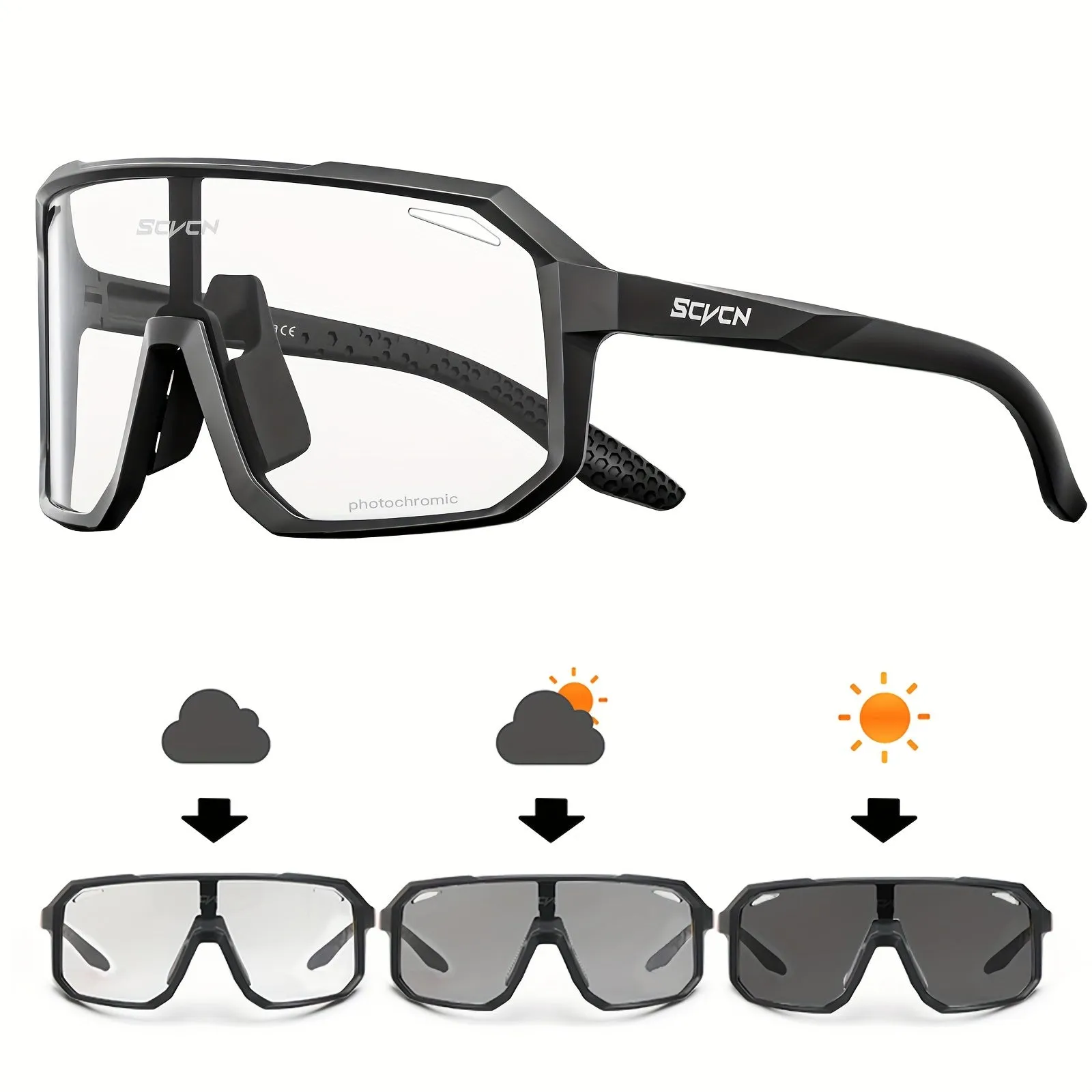 Photochromic Sports Sunglasses for Cyclists  AllinOne Outdoor Eyewear