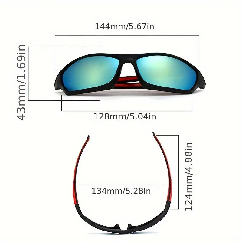 Polarized Sports Sunglasses for Outdoor Travel and Cycling with Case