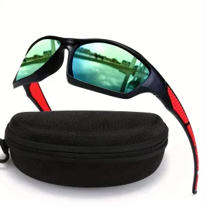 Polarized Sports Sunglasses for Outdoor Travel and Cycling with Case