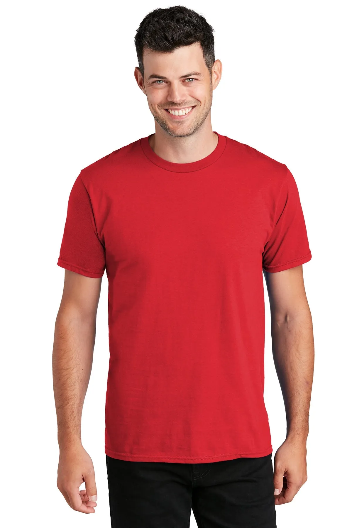 Port & Company Fan Branded Favorite Tee's, Bright Red