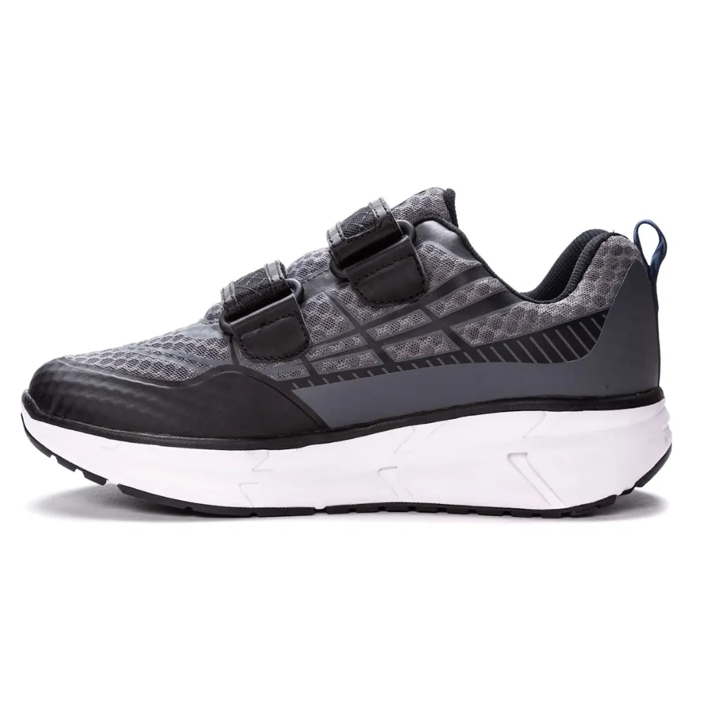 Propet Ultra Strap Grey/Black Sneaker (Men's)