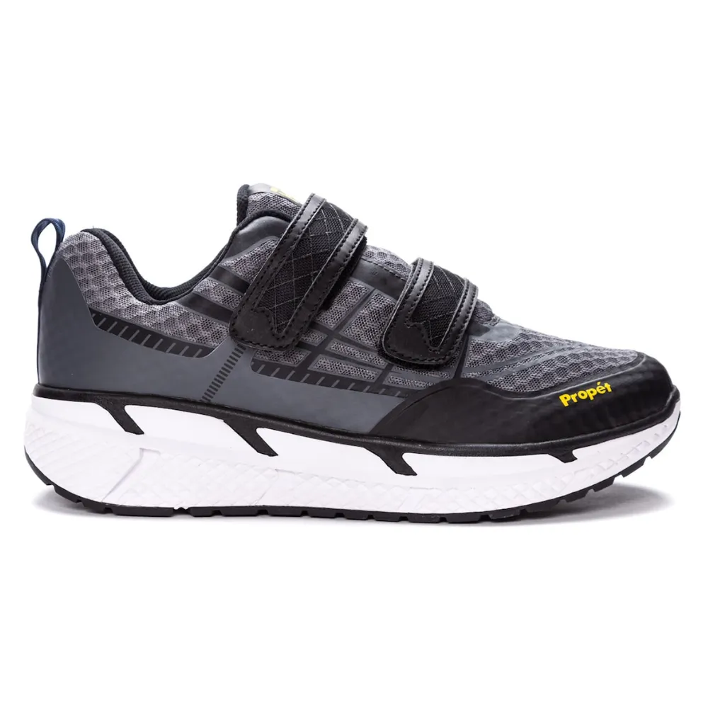 Propet Ultra Strap Grey/Black Sneaker (Men's)