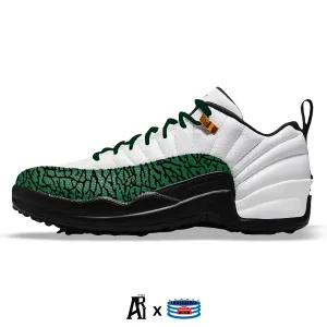 "Green Elephant" Jordan 12 Retro Golf Shoes