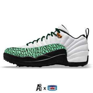 "Mint Elephant" Jordan 12 Retro Golf Shoes