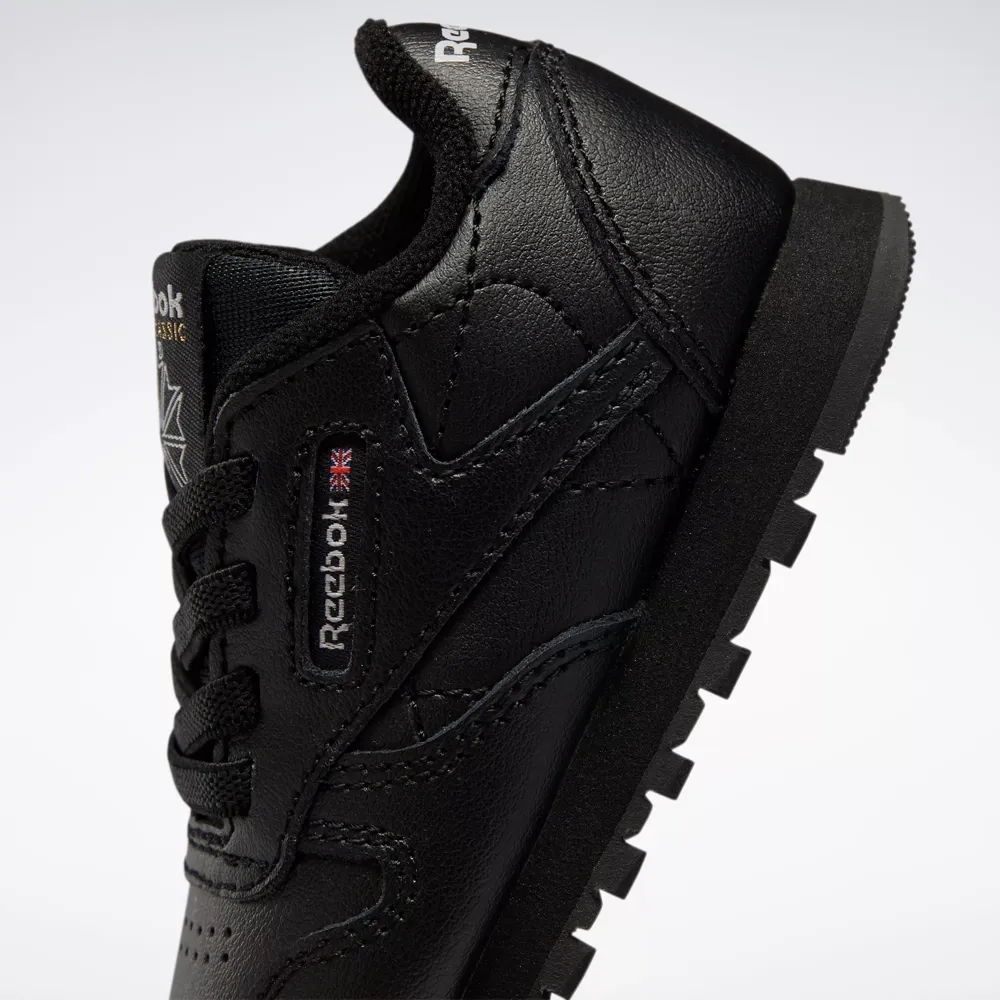 Reebok Kid's Classic Leather Shoes - Core Black