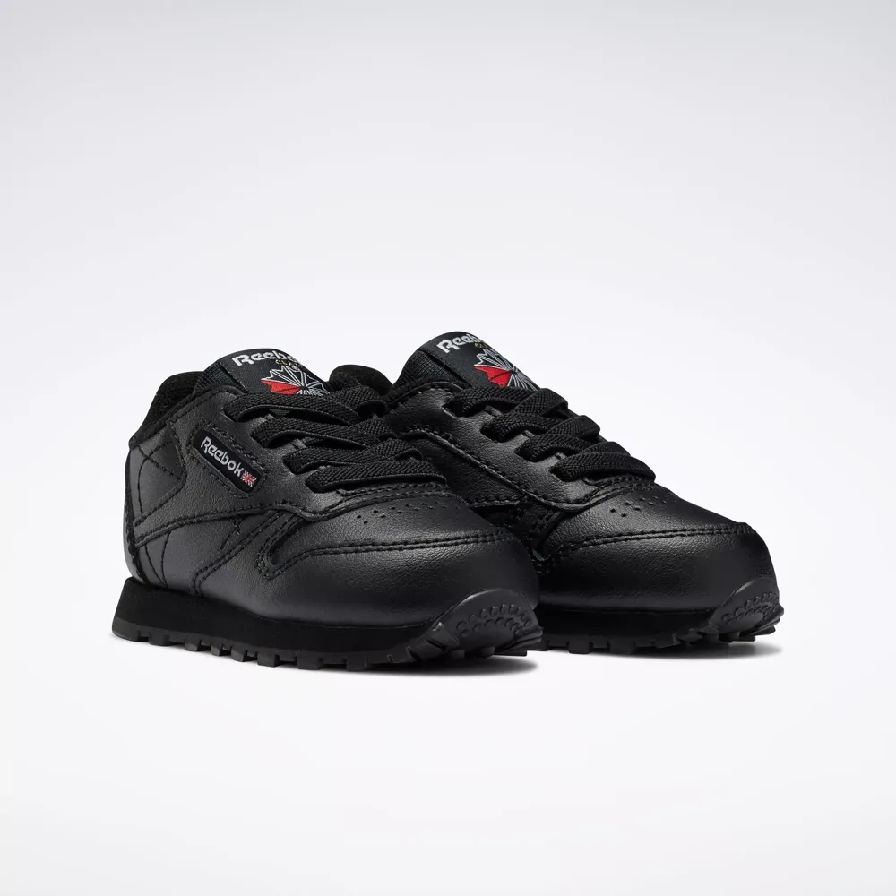 Reebok Kid's Classic Leather Shoes - Core Black