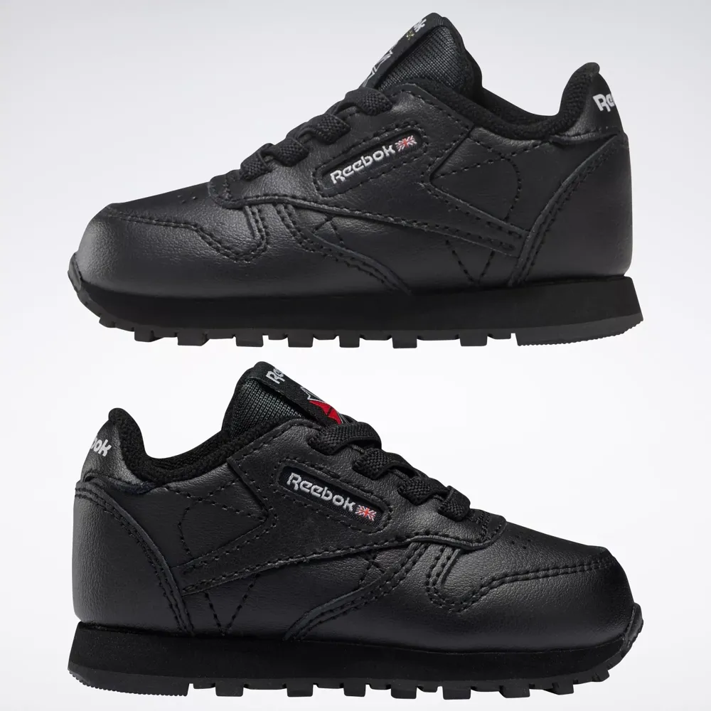 Reebok Kid's Classic Leather Shoes - Core Black