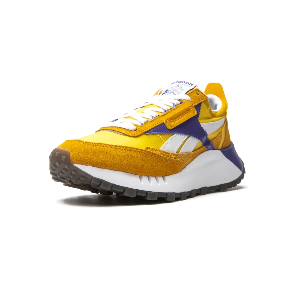 Reebok Men's Classic Leather Legacy Shoes - Collegiate Gold / Bright Yellow / Royal Dark Blue