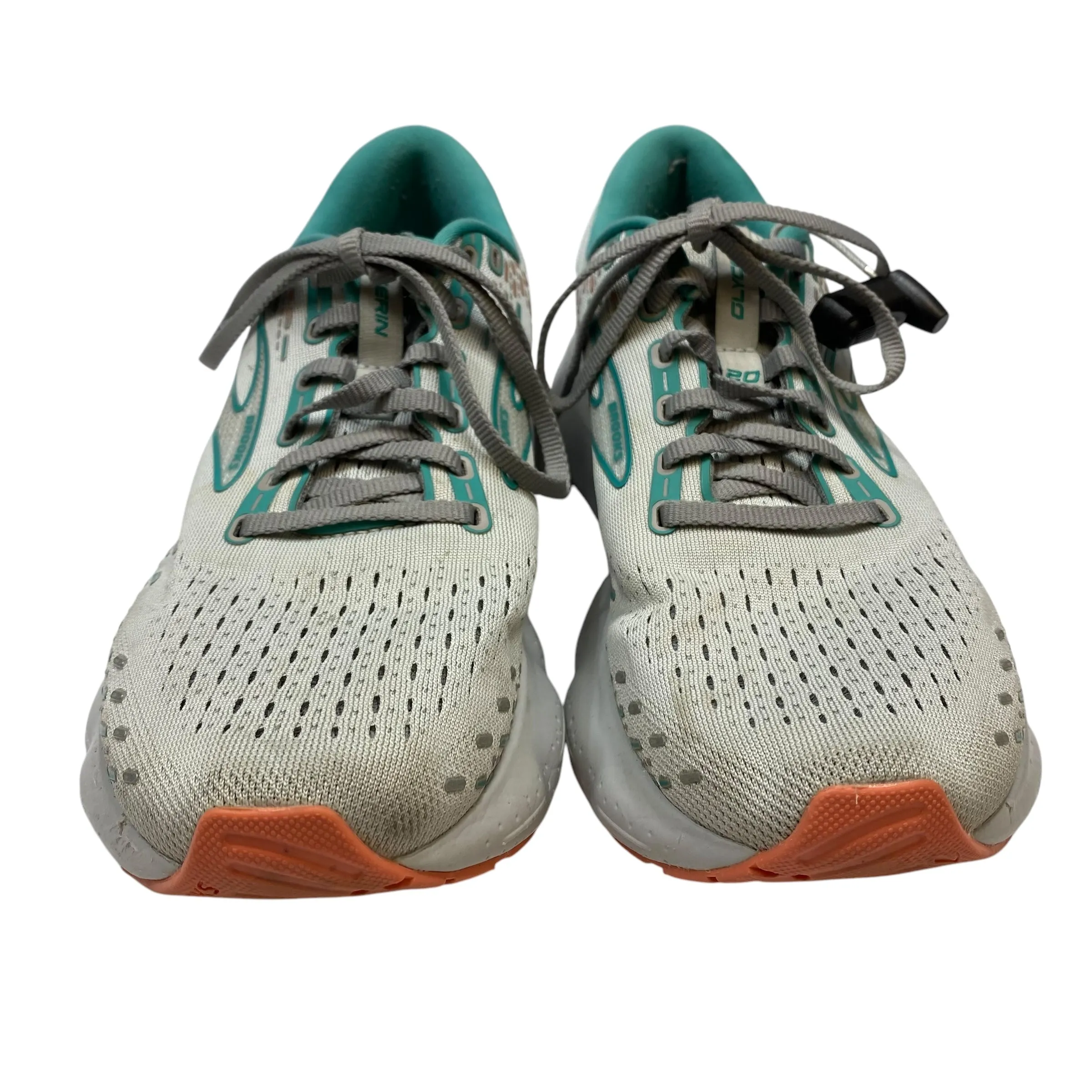 Shoes Athletic By Brooks In Green, Size: 9.5