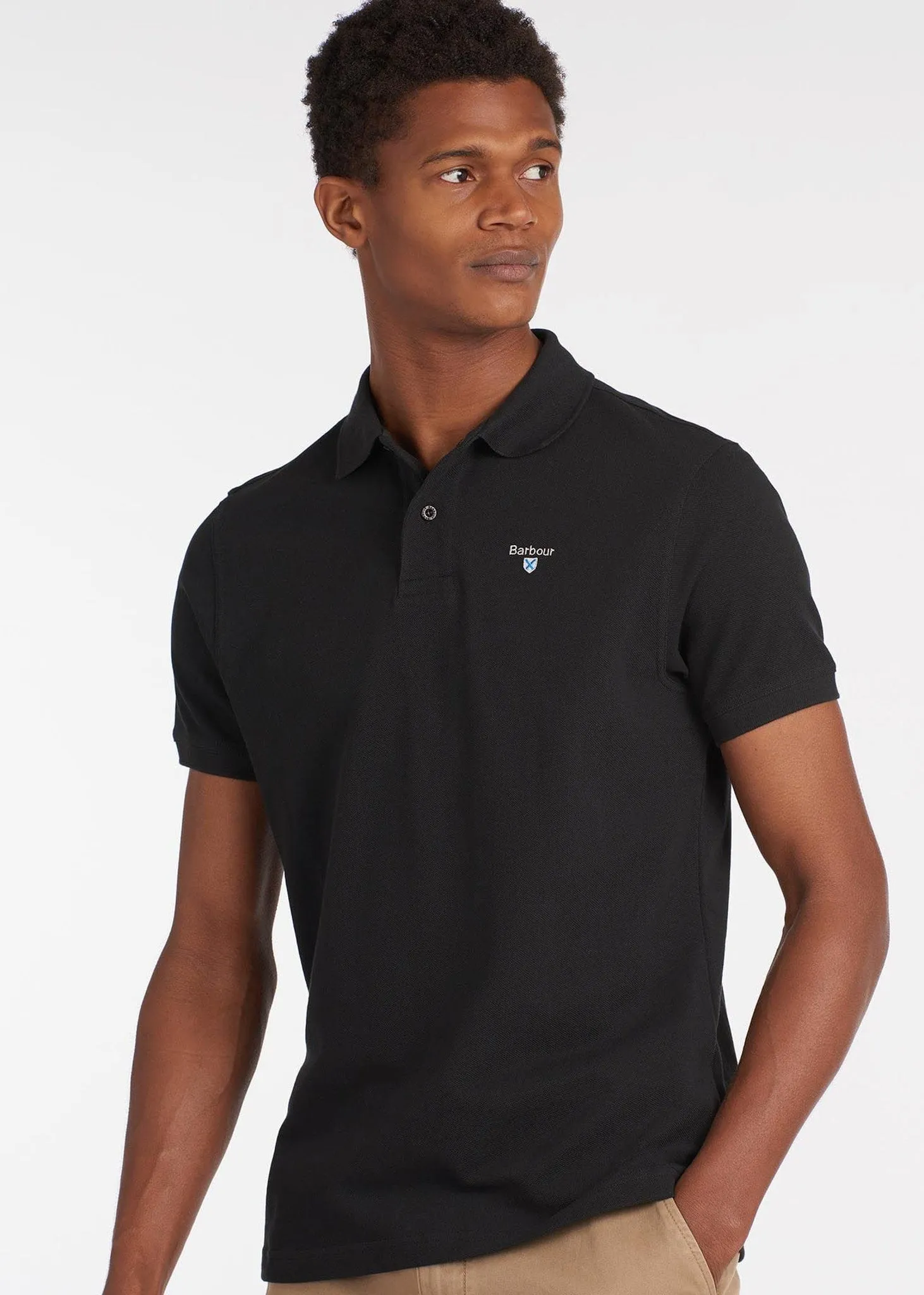 Sports polo - black