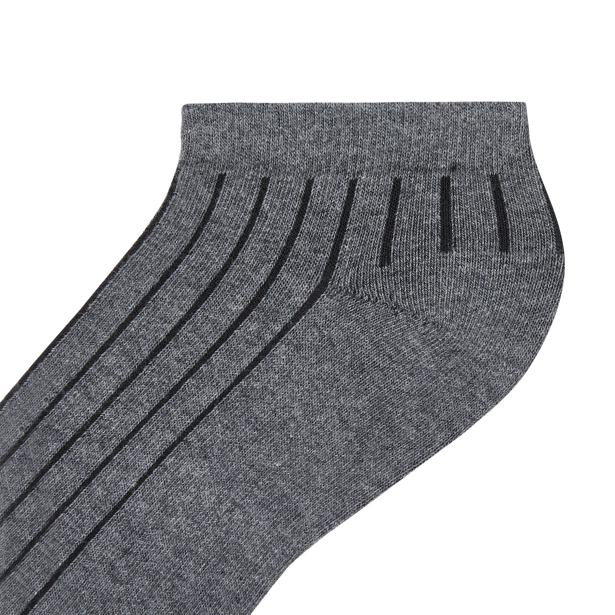 Striped Ankle Length Cotton Socks