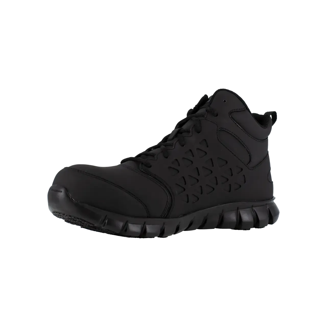 Sublite Cushion Alloy-Toe Mid Cut Athletic Work Boot Black