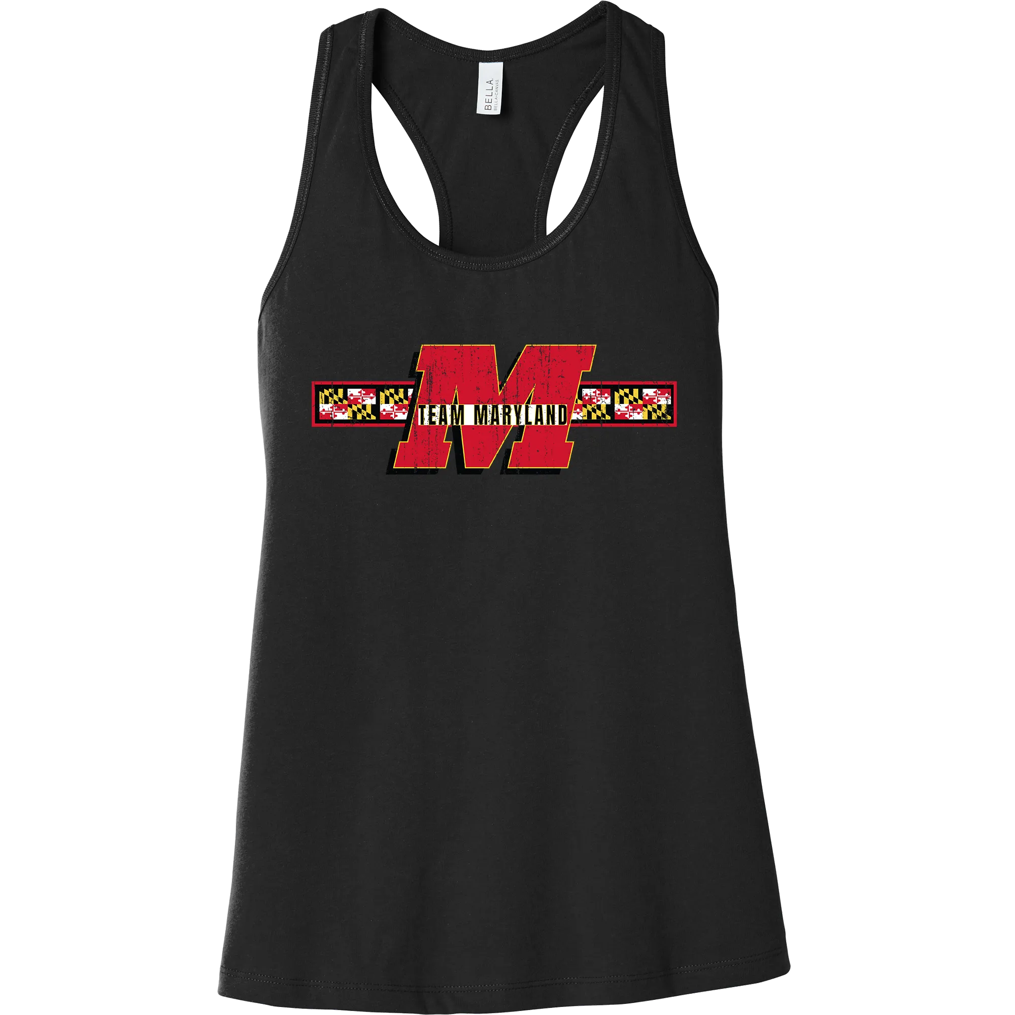 Team Maryland Womens Jersey Racerback Tank