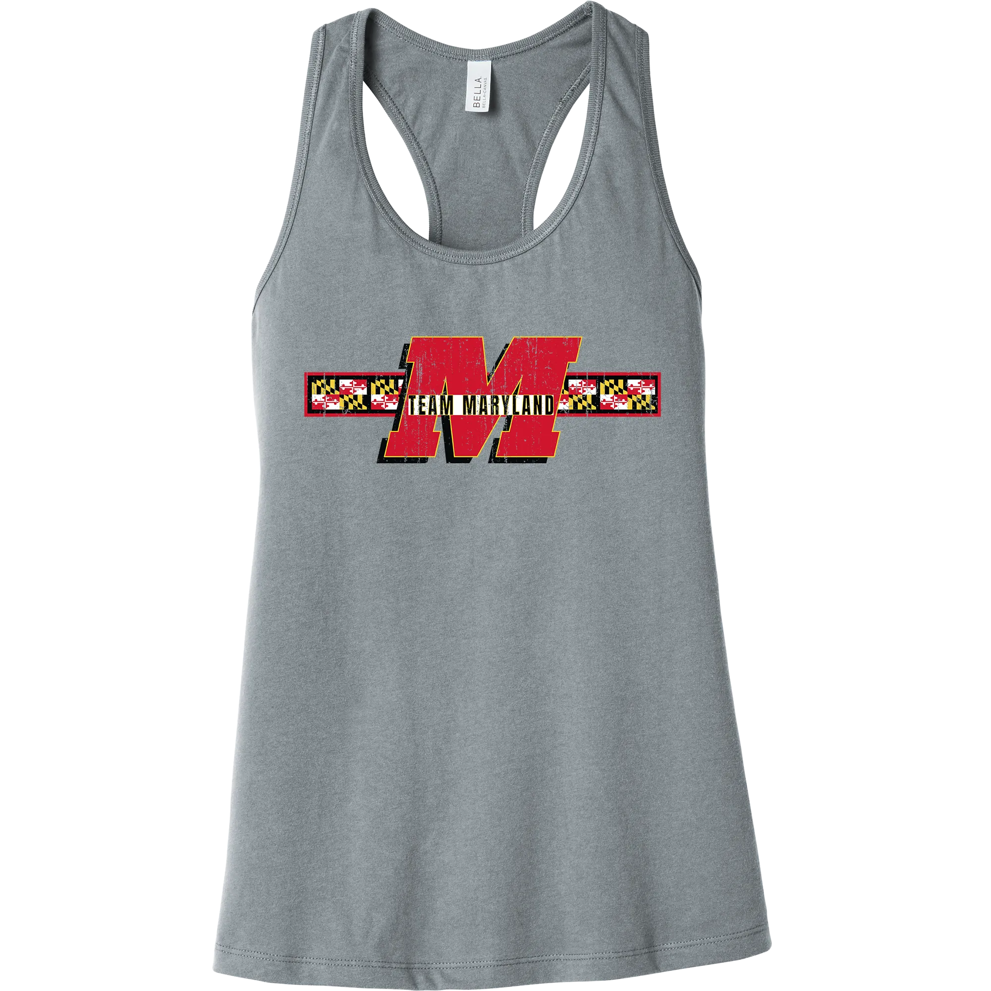 Team Maryland Womens Jersey Racerback Tank