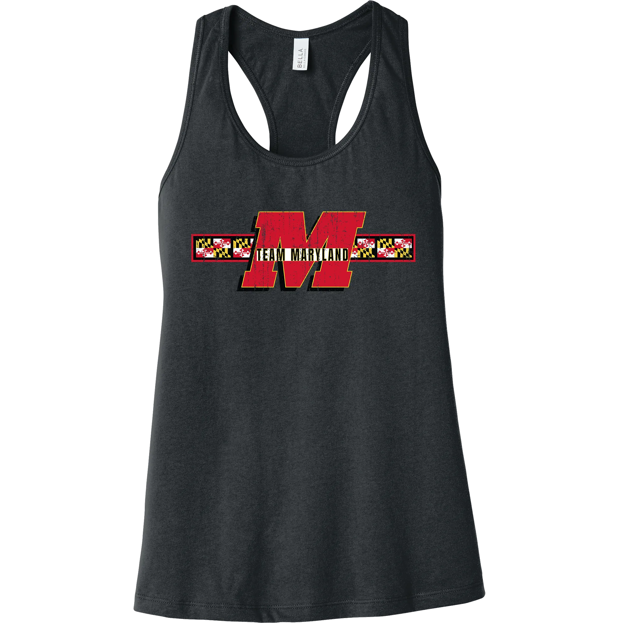 Team Maryland Womens Jersey Racerback Tank