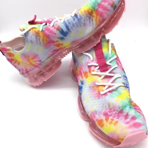 Tie Dye Faux Lace Up Sneaker