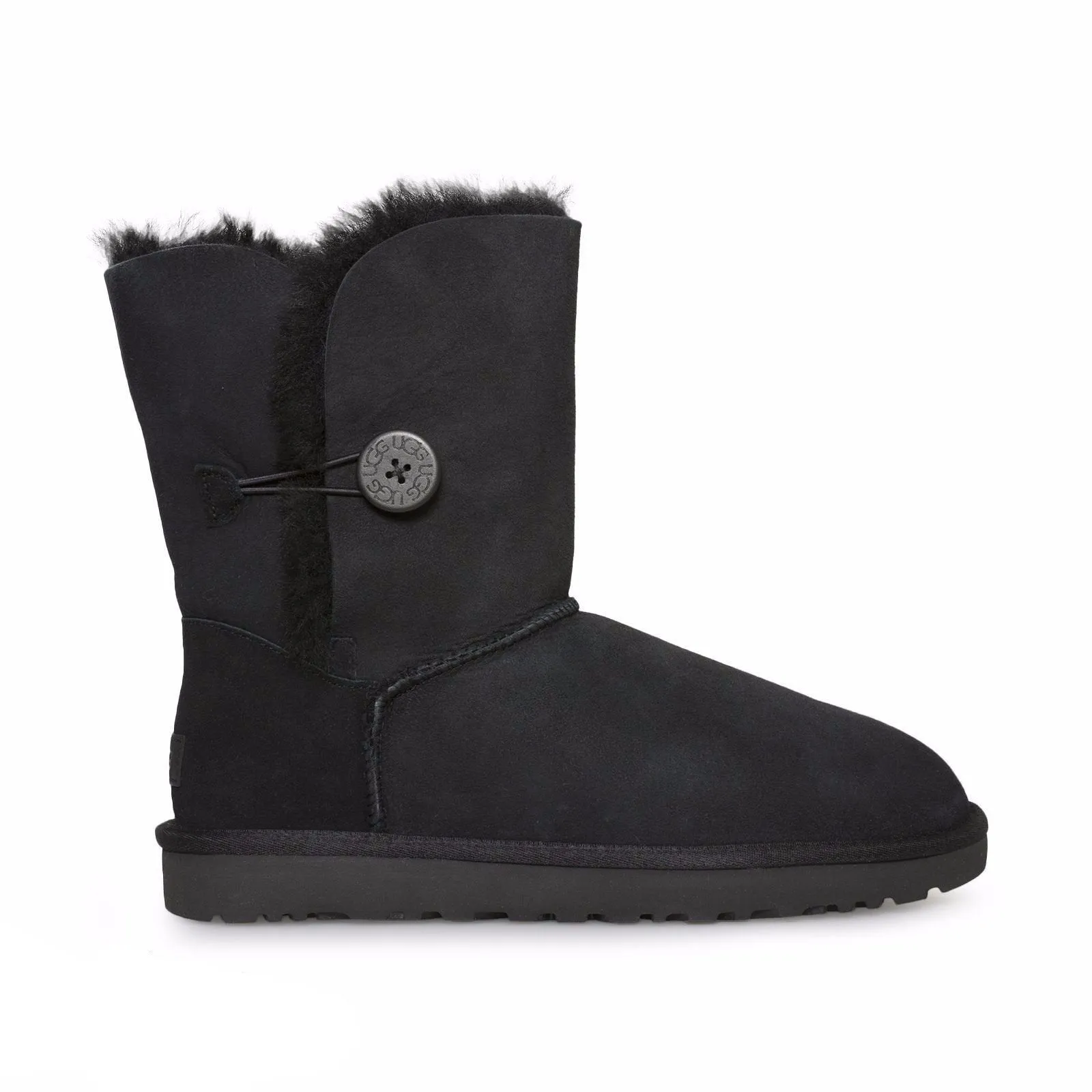 UGG Bailey Button II Black Boots