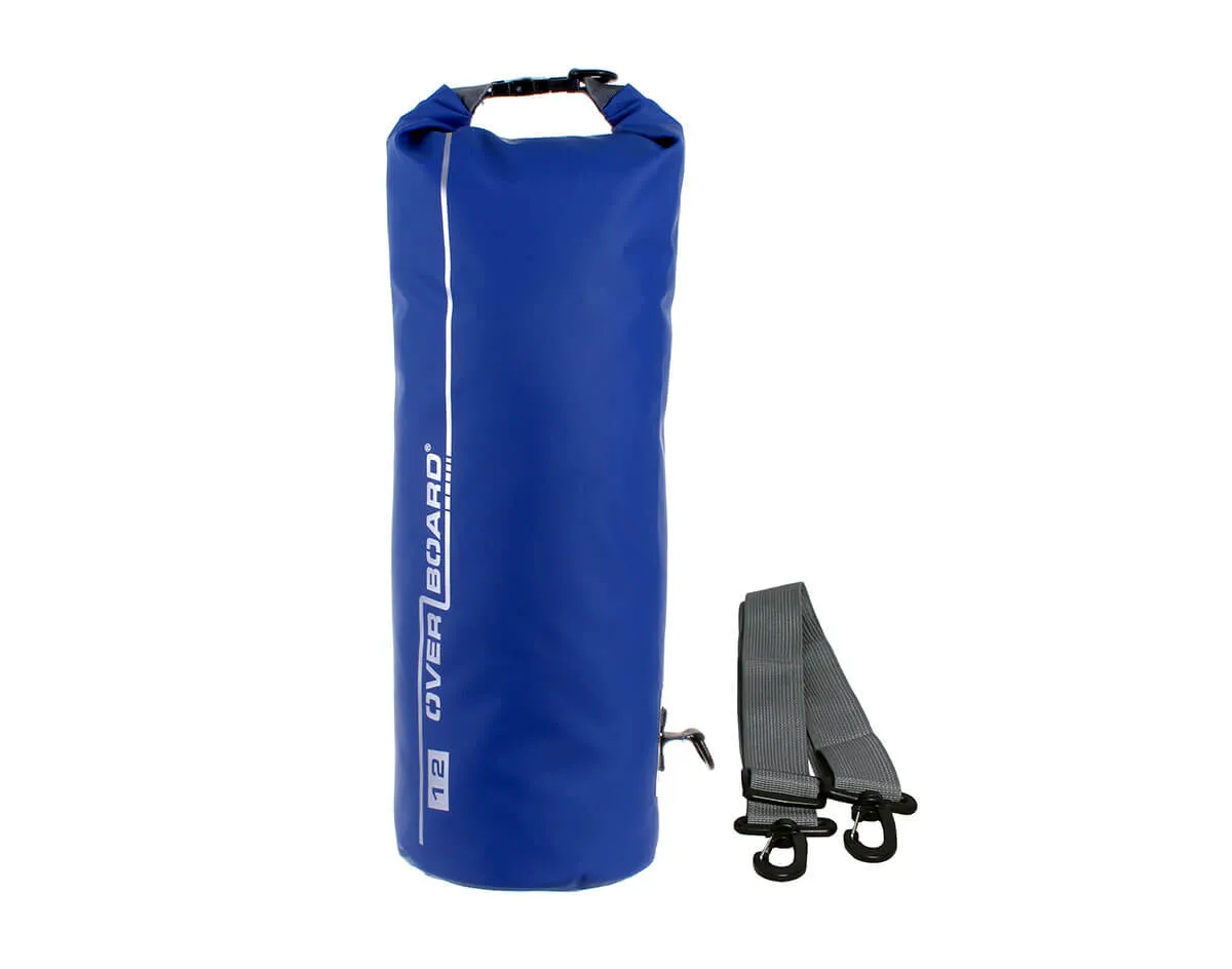 Waterproof Dry Tube Bag - 12 Litres - Blue and White