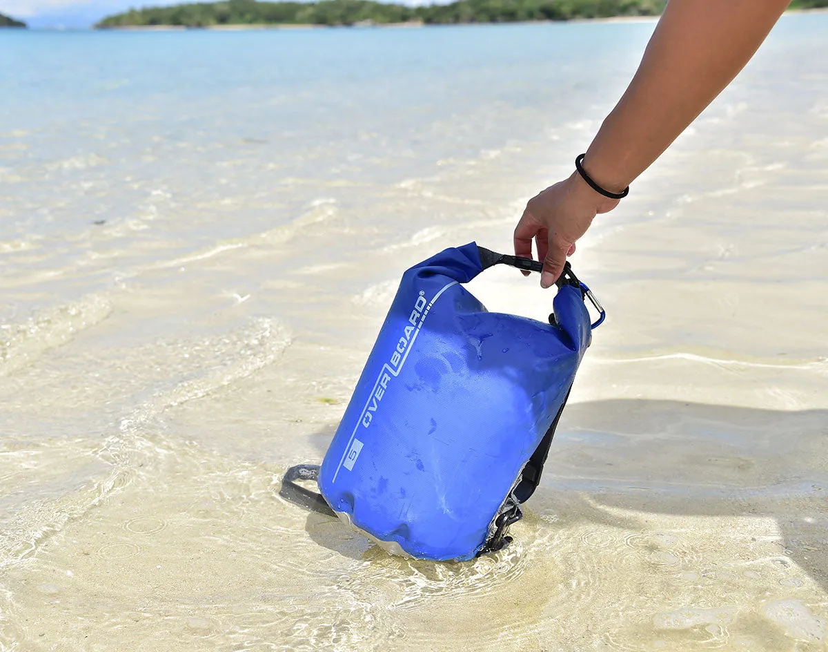 Waterproof Dry Tube Bag - 12 Litres - Blue and White