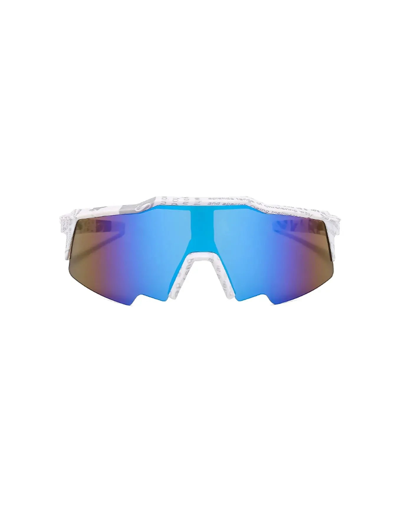 White Cycling Sports Goggles For Party Trendy Glasses Windproof