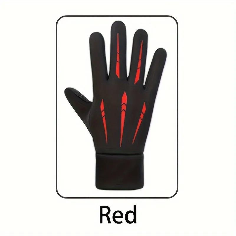 Winter Fleece Gloves for Outdoor Sports Warm Waterproof Touchscreen