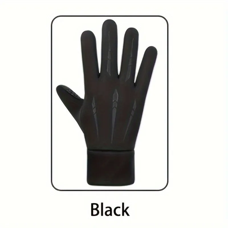 Winter Fleece Gloves for Outdoor Sports Warm Waterproof Touchscreen