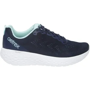 Women's Aetrex Danika Navy Mesh