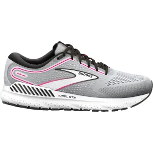 Women's Brooks Ariel GTS 23 Grey/Black/Pink Mesh