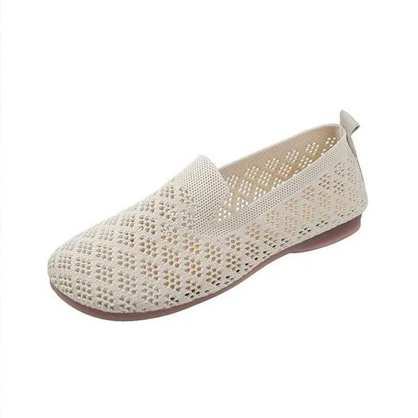 Women’s Casual Retro Mesh Slip-On Flats 63420627S