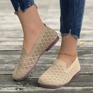 Women’s Casual Retro Mesh Slip-On Flats 63420627S