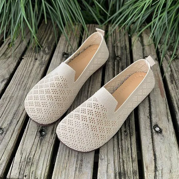 Women’s Casual Retro Mesh Slip-On Flats 63420627S