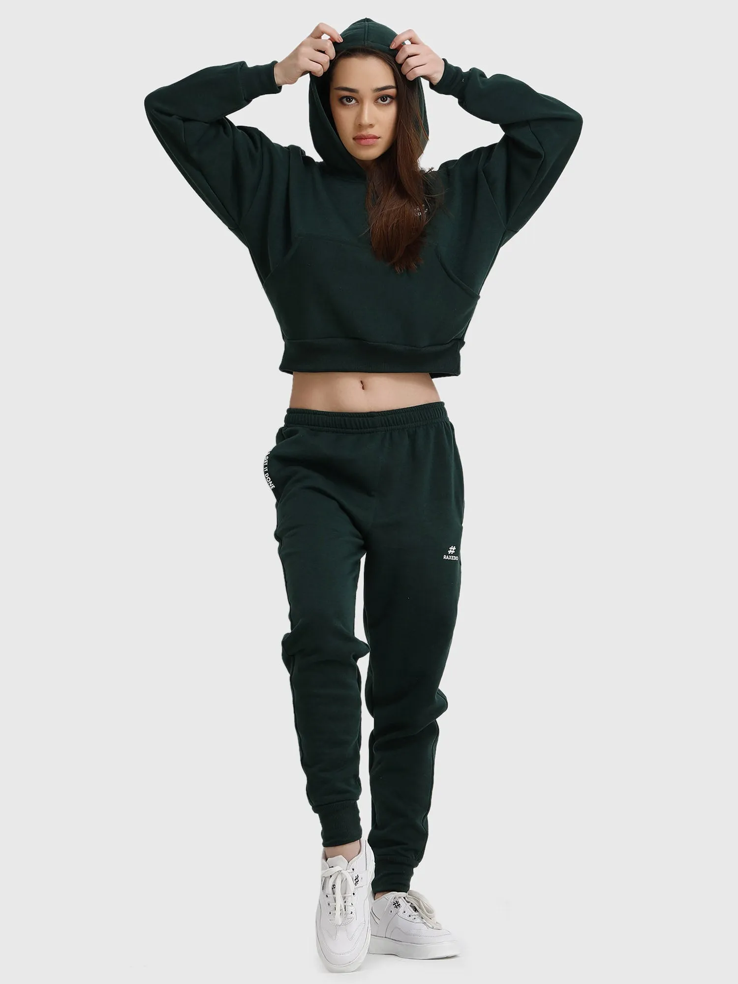 Women's Hooded Tracksuit Set