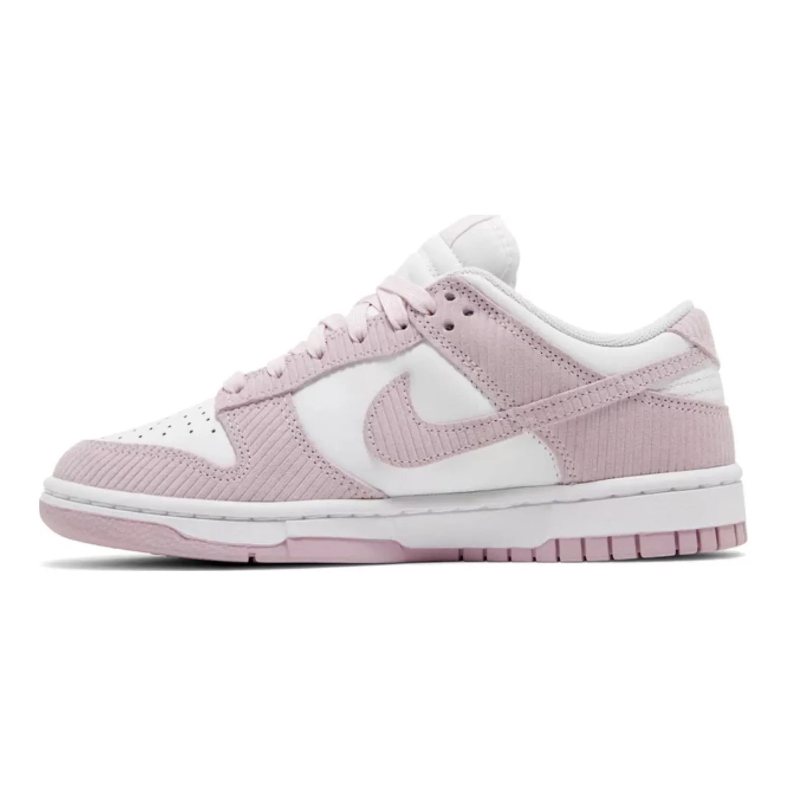 Women's Nike Dunk Low, Pink Corduroy