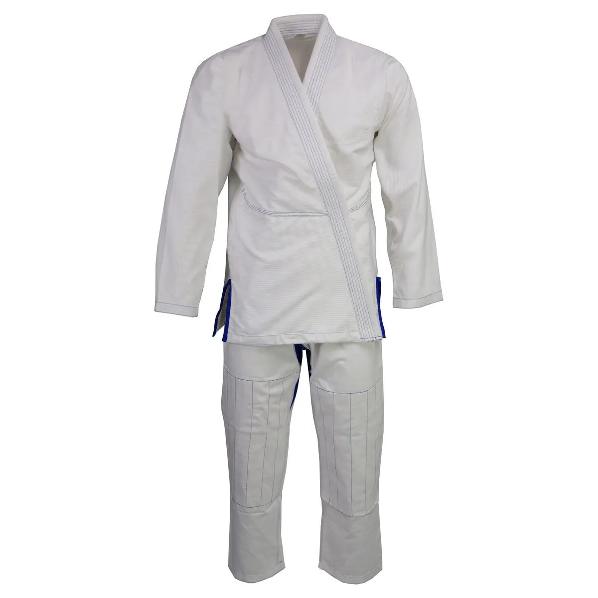 X-Fitness XFM6001 Ultra Light Preshrunk BJJ Jiu Jitsu Gi (See Special Sizing Guide)-WHITE